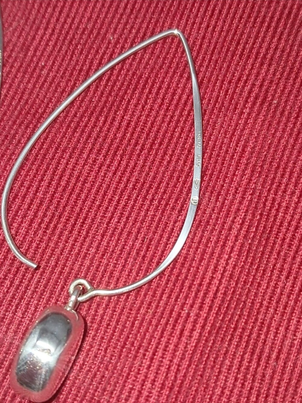Sterling Silver 925 Silpada JUST DROPPING IN Long Dangle Threader Earrings W0821 - Picture 4 of 8